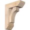 Ekena Millwork Westlake Slat Smooth Bracket w/ Offset Brace, Douglas Fir, 5 1/2"W x 14"D x 18"H BKT0604X14X18WTL06SDF - alternate 1